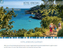 Tablet Screenshot of hoteljerbourg.com